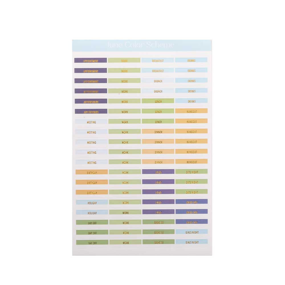 Planner Sticker Book