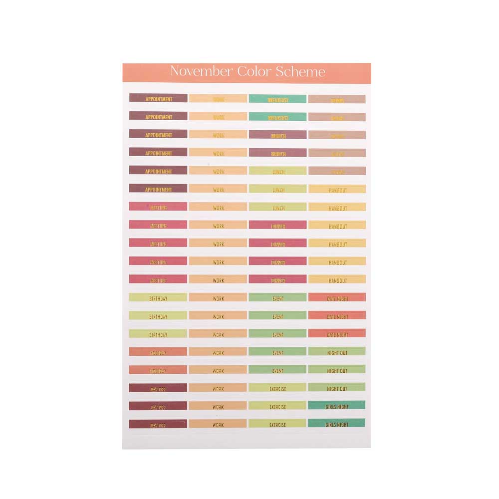 Planner Sticker Book