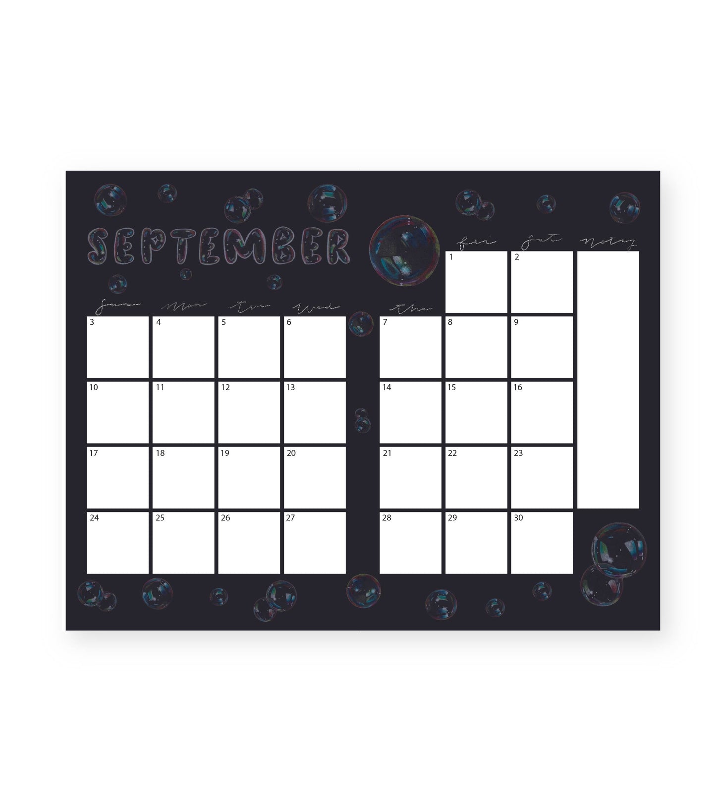 2024 Monthly Planner Gingham