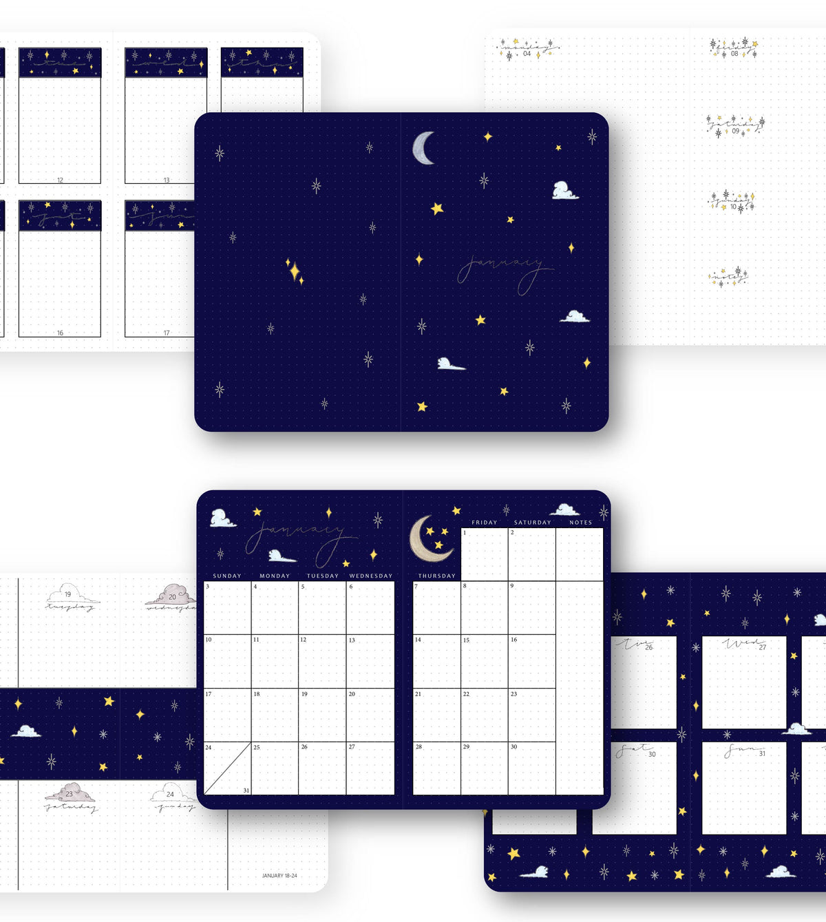 2027 Illustrated Planner Bows PRE-ORDER