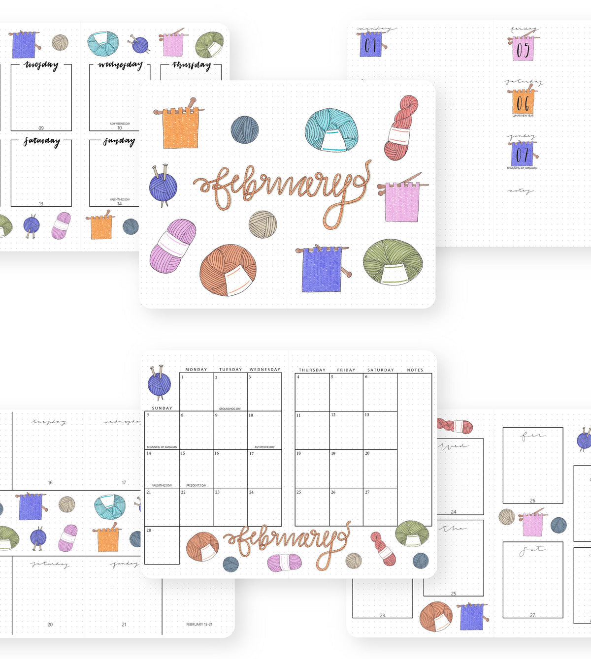 2027 Illustrated Planner Bows PRE-ORDER