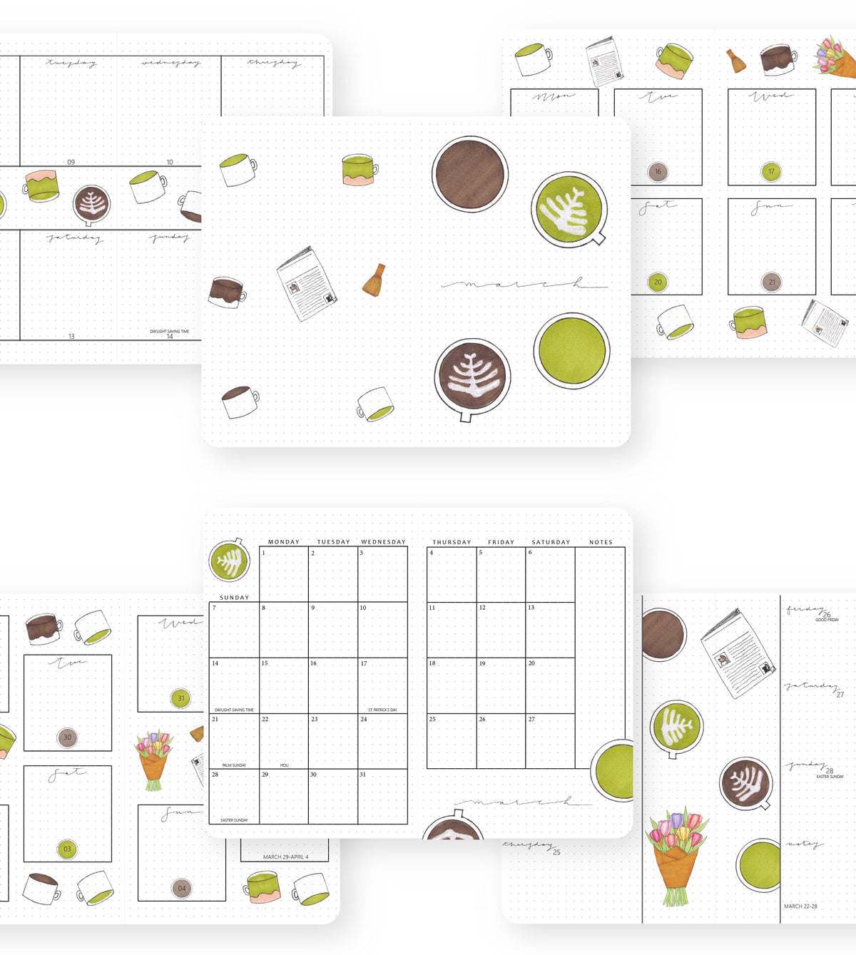 2027 Illustrated Planner Bows PRE-ORDER