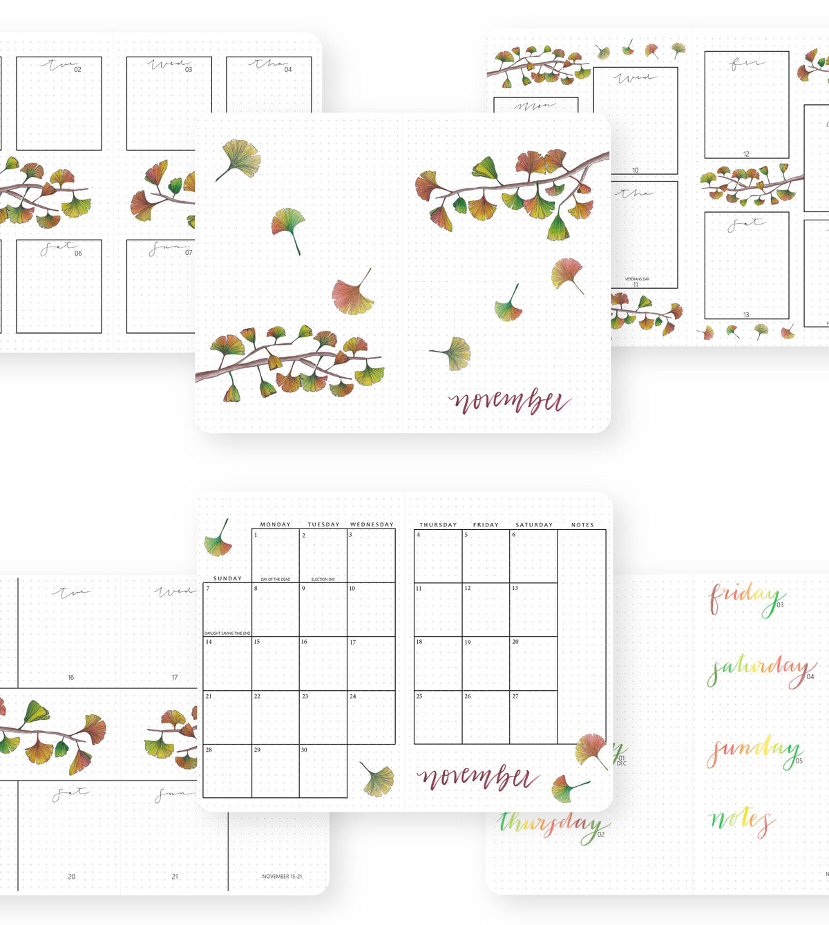 2027 Illustrated Planner Bows PRE-ORDER