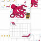 2024-25 Illustrated Planner Pointe Pink