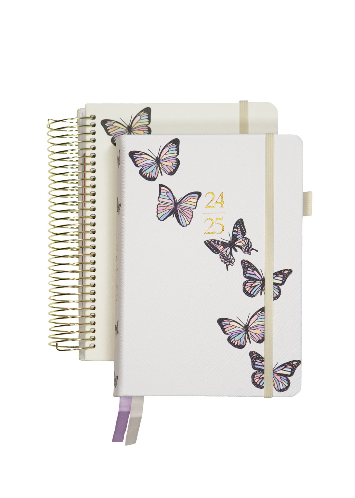 2025 Personalized Illustrated Planner Pastel Butterflies