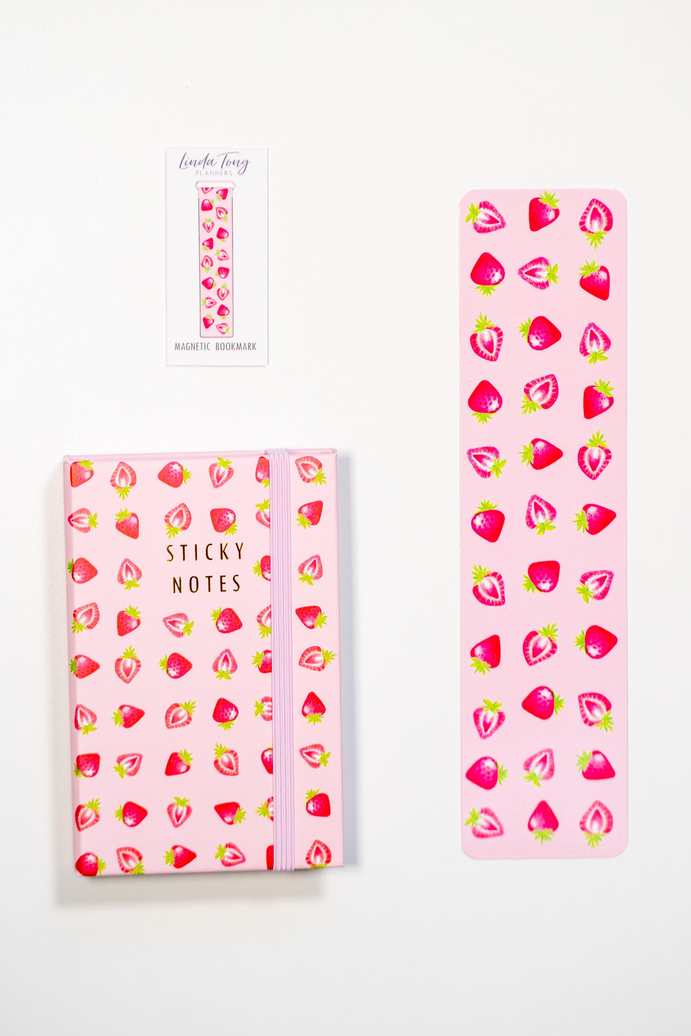 Strawberries Sticky Note Book