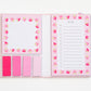 Strawberries Sticky Note Book