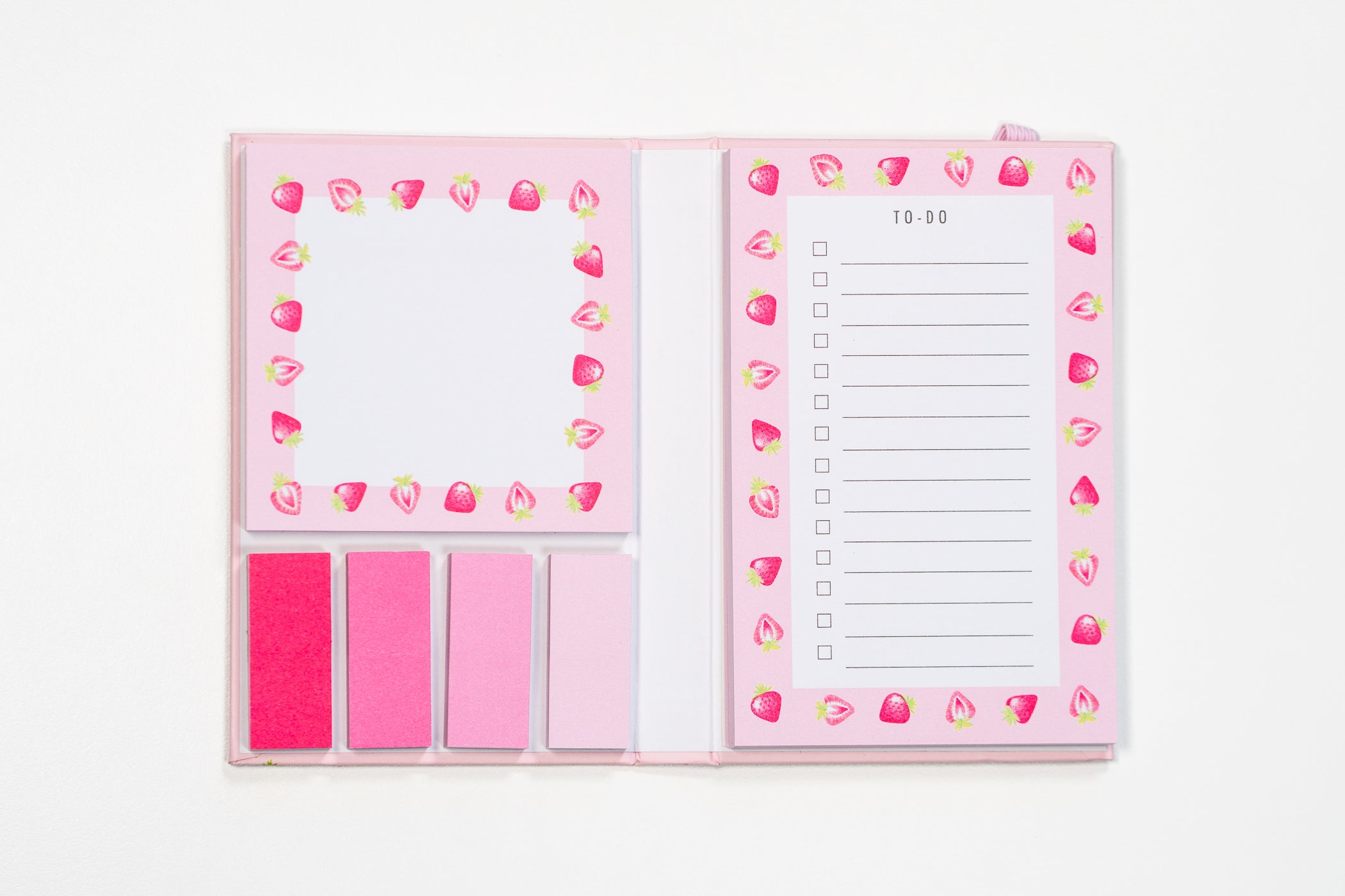 Strawberries Sticky Note Book – Linda Tong Planners LLC