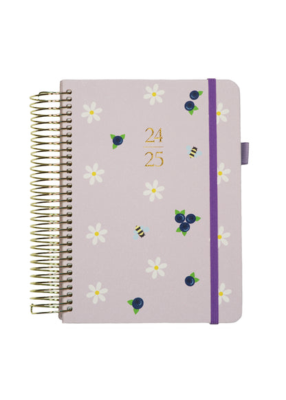 2024-25 Personalized Illustrated Planner Lilac Daisy