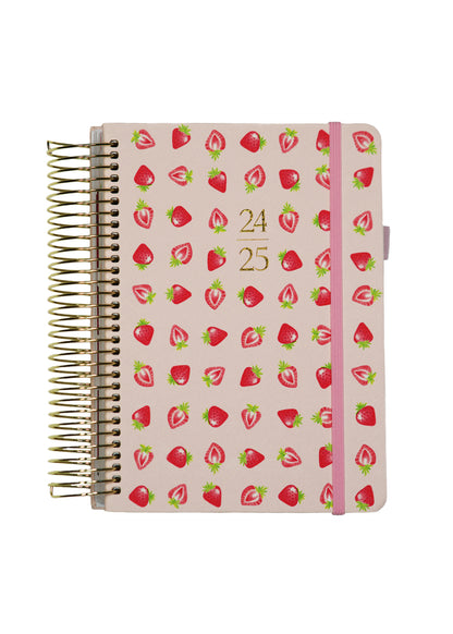 2024-25 Illustrated Planner Strawberries