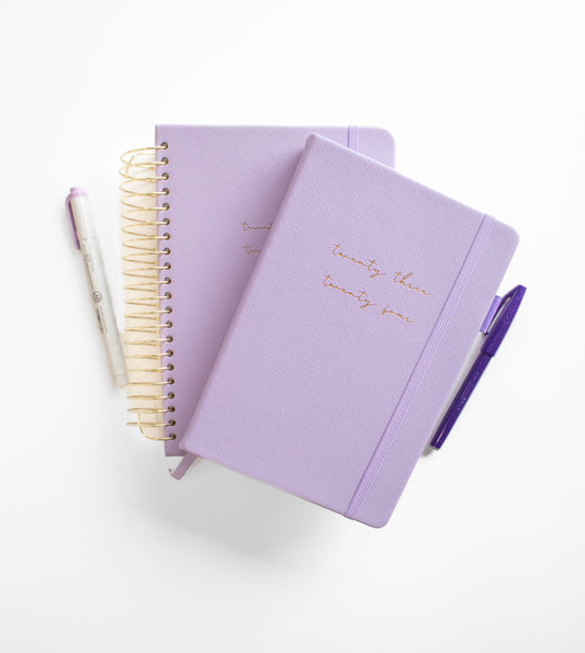 2023-24 Illustrated Planner Lavender