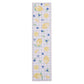 Bookmark with lemon and blueberry pattern on a white background