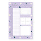 Lilac Daisy Daily Notepad