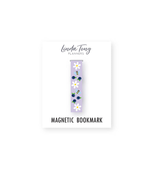 Lilac Daisy Magnetic Bookmark
