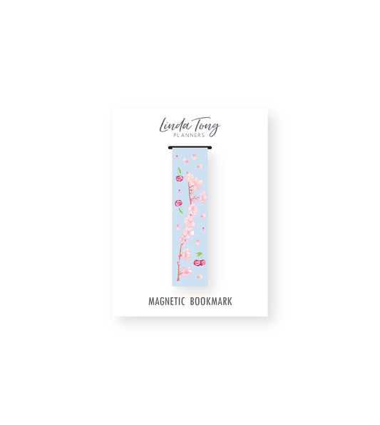Cherry Blossoms Large Magnetic Bookmark