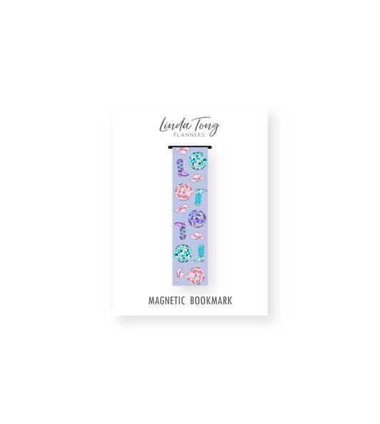 Disco Cowgirl Large Magnetic Bookmark
