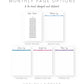2024-25 Personalized Illustrated Planner Arctic Blue
