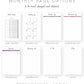 2023-24 Personalized Illustrated Planner Burgundy