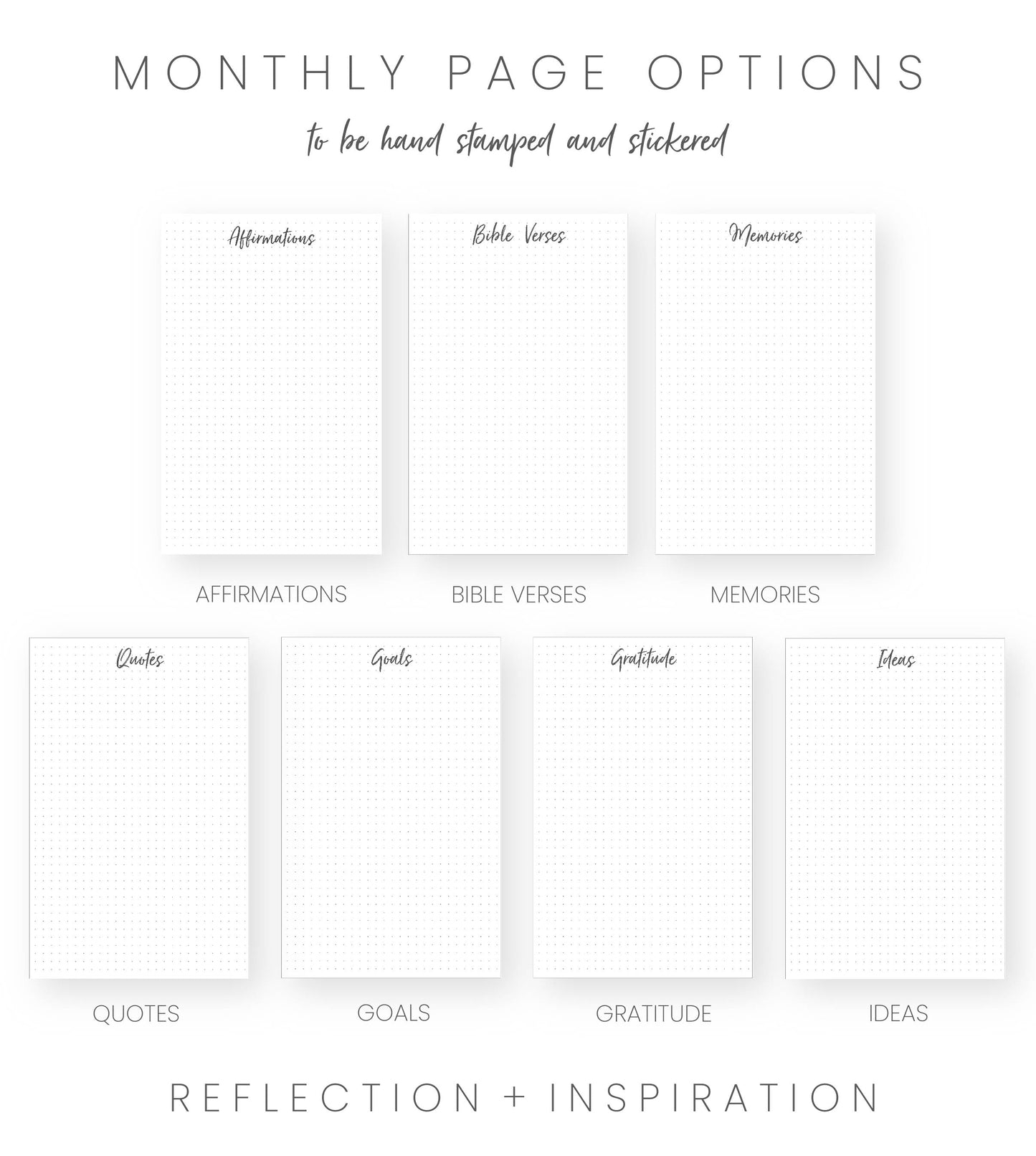 2023-24 Personalized Illustrated Planner Gingham