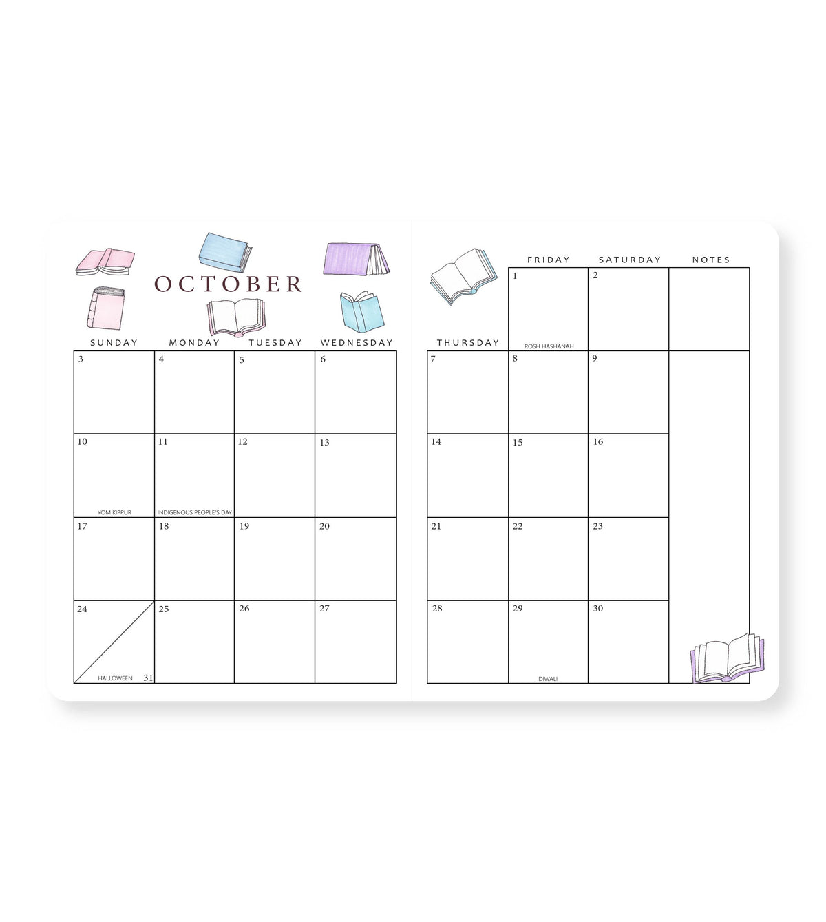 2027 Monthly Planner Hydrangeas PRE-ORDER