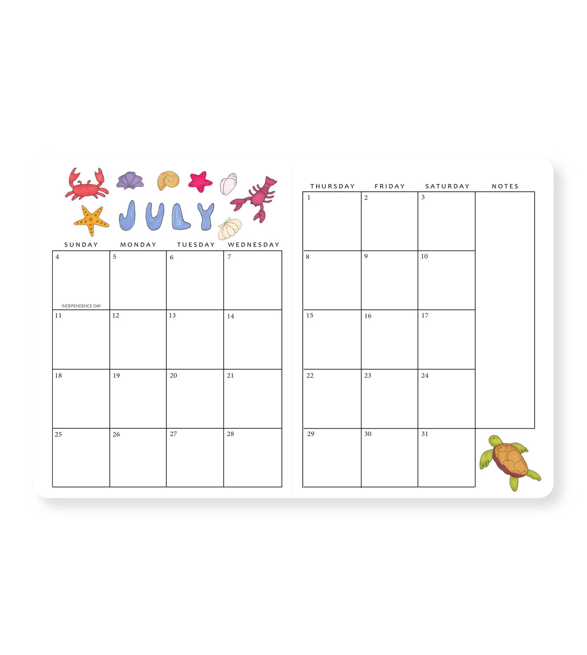 2027 Monthly Planner Hydrangeas PRE-ORDER