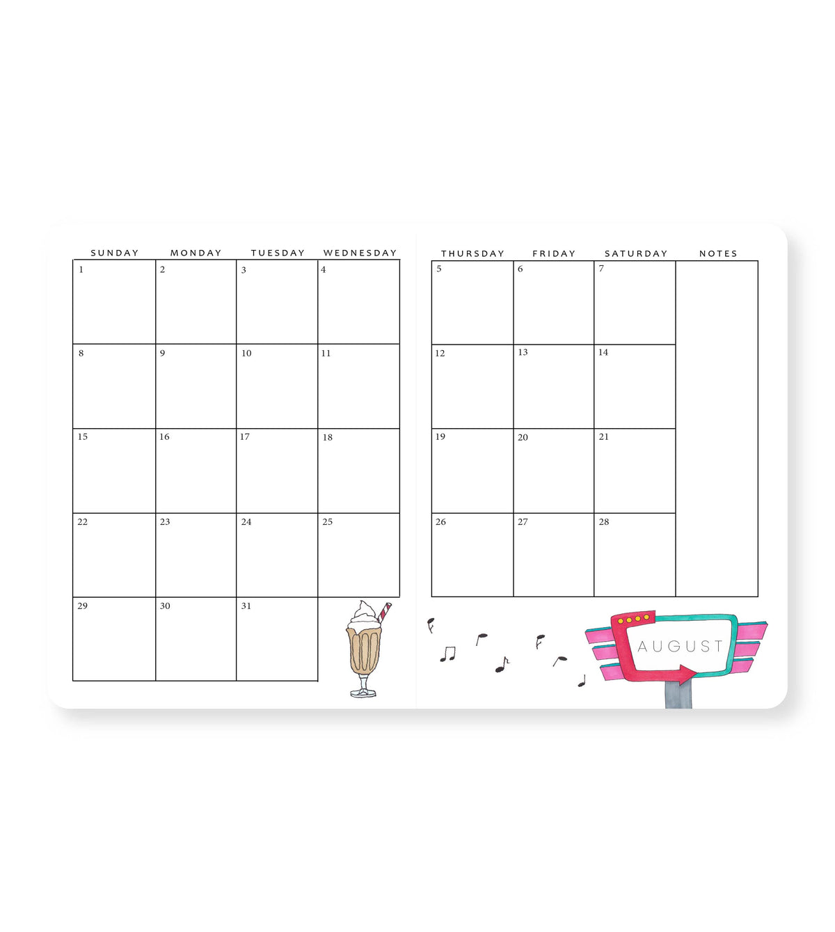 2027 Monthly Planner Hydrangeas PRE-ORDER