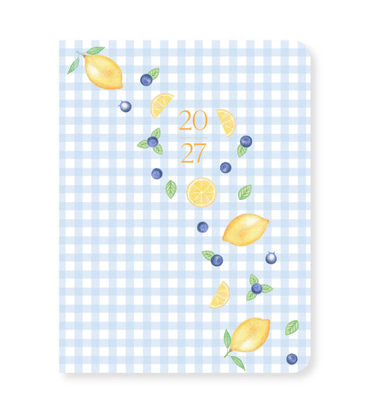 2027 Monthly Planner Lemons + Blueberries PRE-ORDER