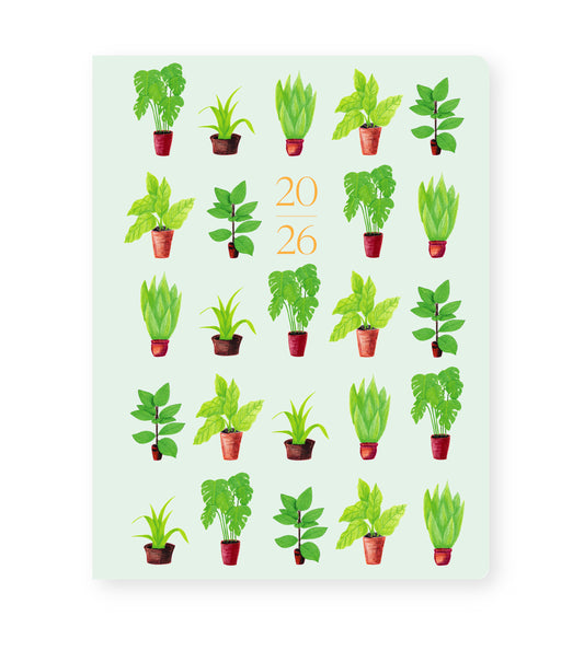 2026 Monthly Planner House Plants