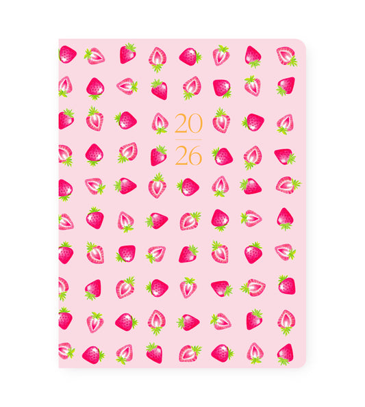 2026 Monthly Planner Strawberries
