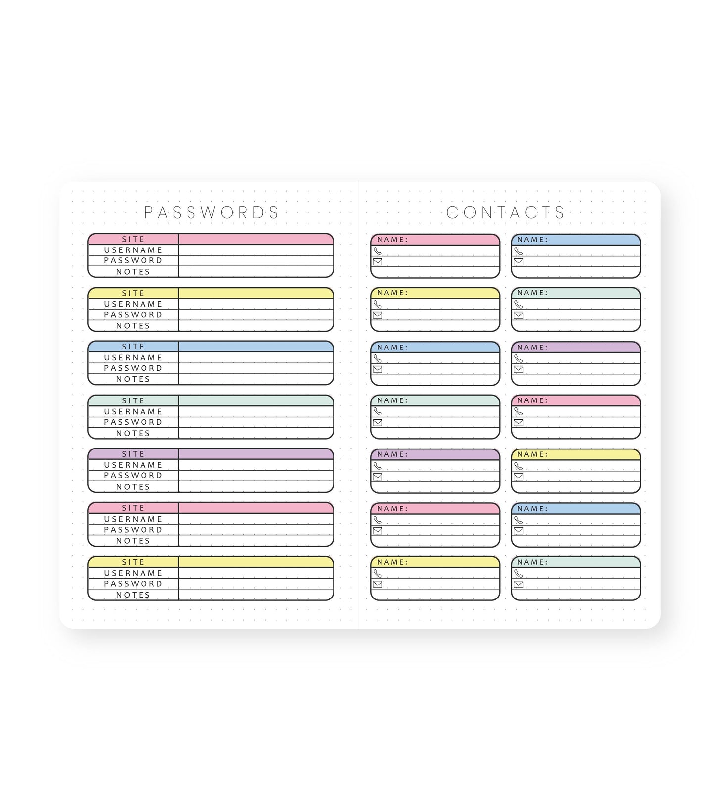 2023-24 Personalized Illustrated Planner Purple Haze