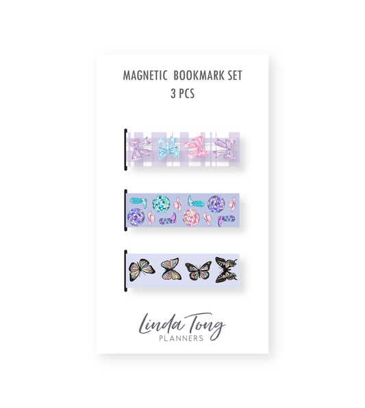 Lavender Dream Magnetic Bookmark Set
