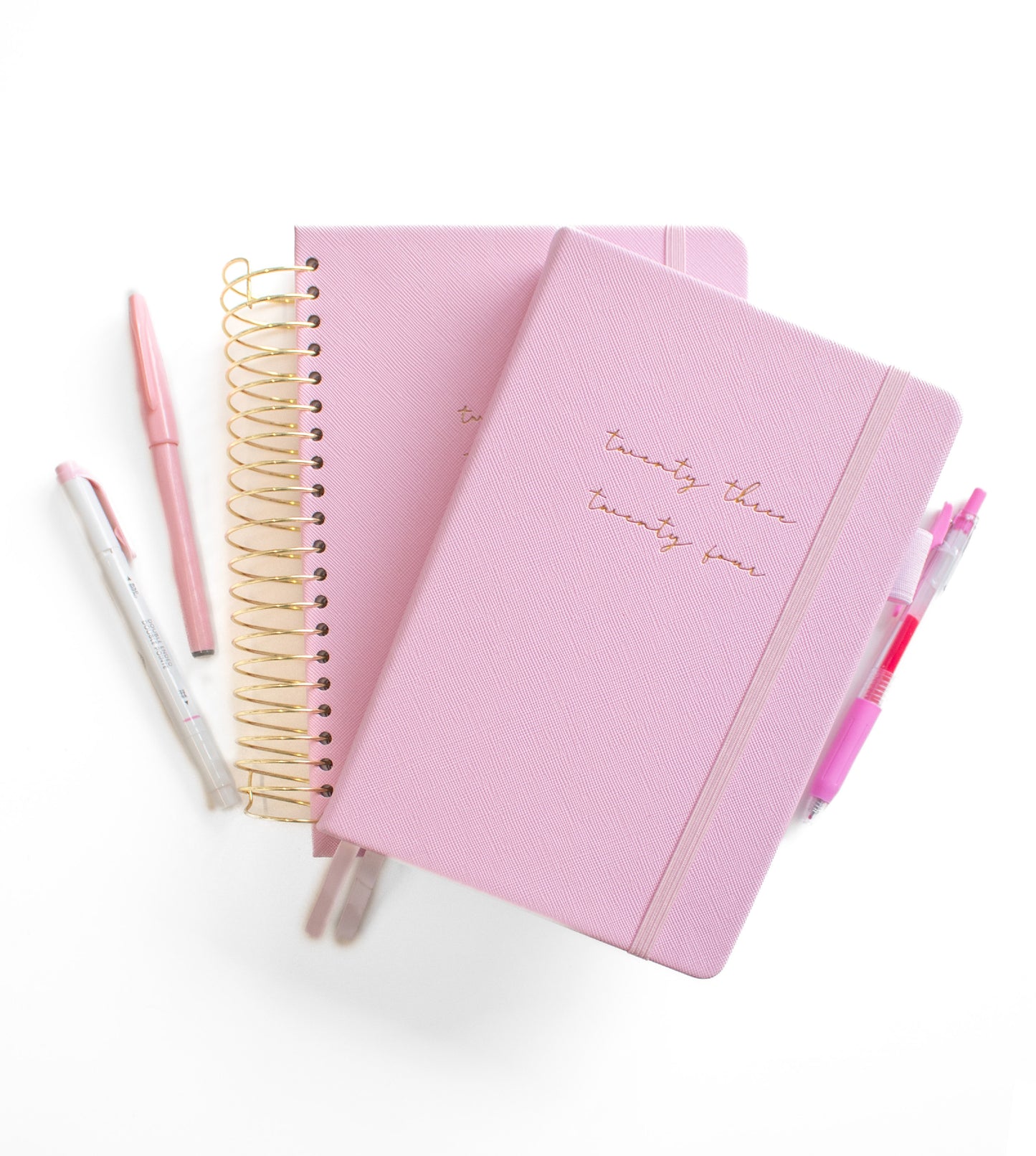 2023-24 Illustrated Planner Pink