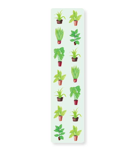 House Plants Metal Bookmark