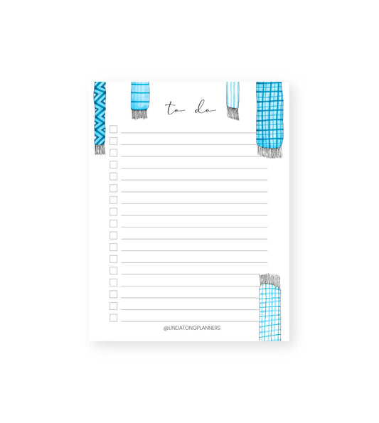 Scarves To-Do List Notepad