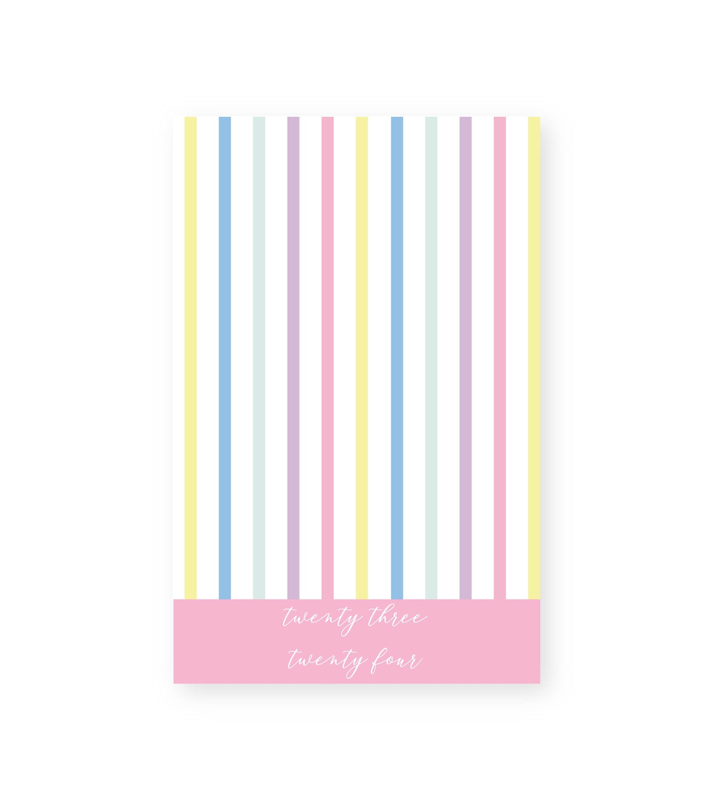 2023-24 Monthly Planner Signature Stripes