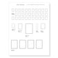 UPDATED Book Size Guide/Template for Book Journal - Printable