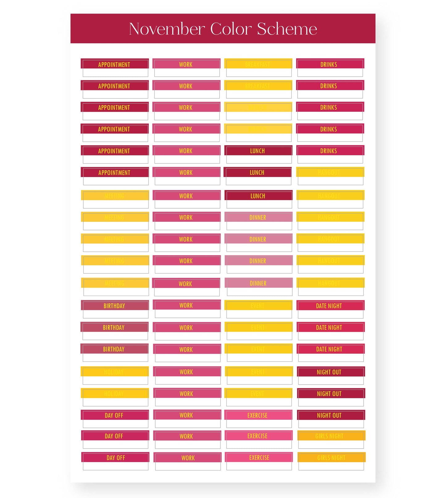 Planner Sticker Book PRE-ORDER