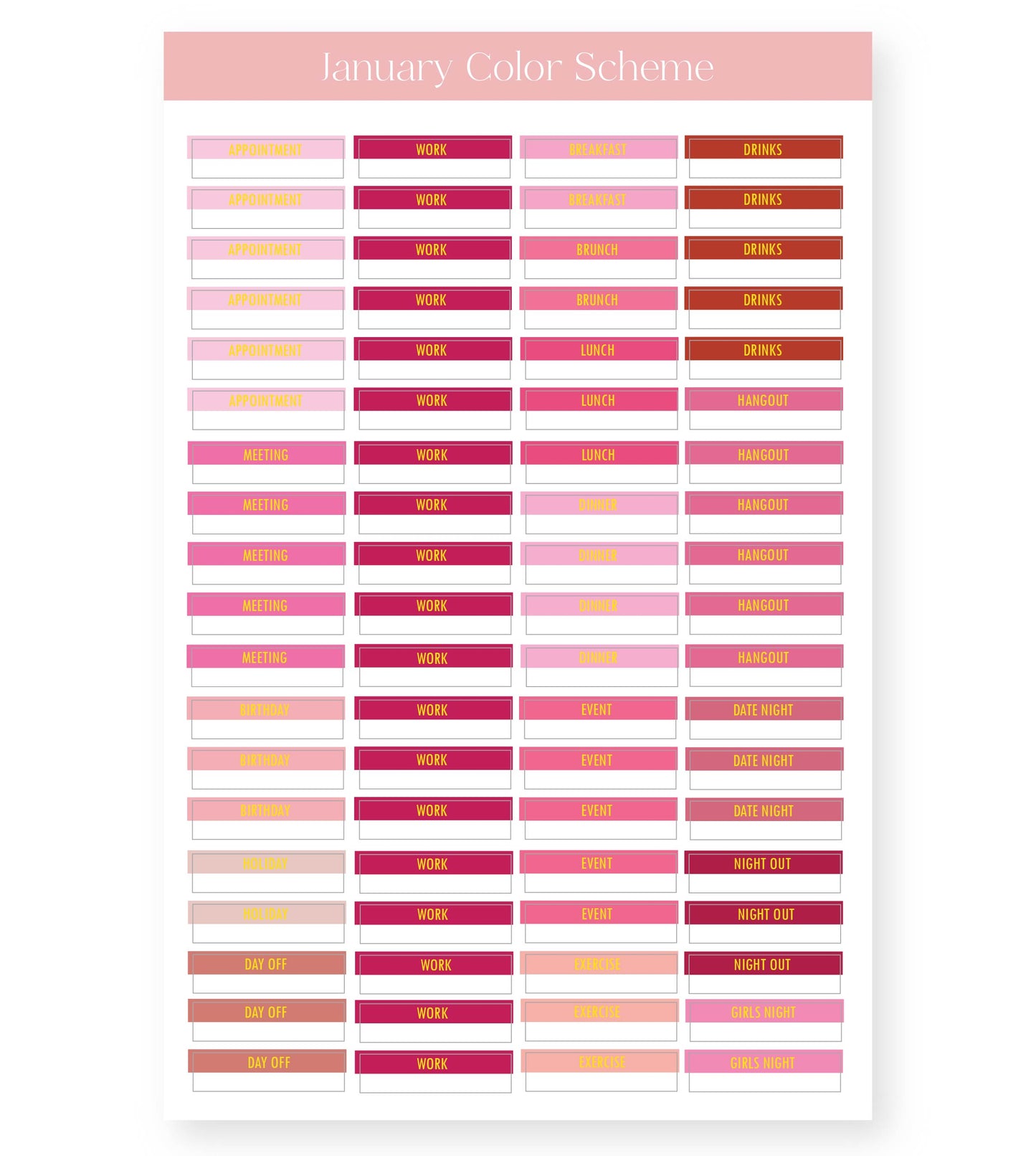 Planner Sticker Book PRE-ORDER
