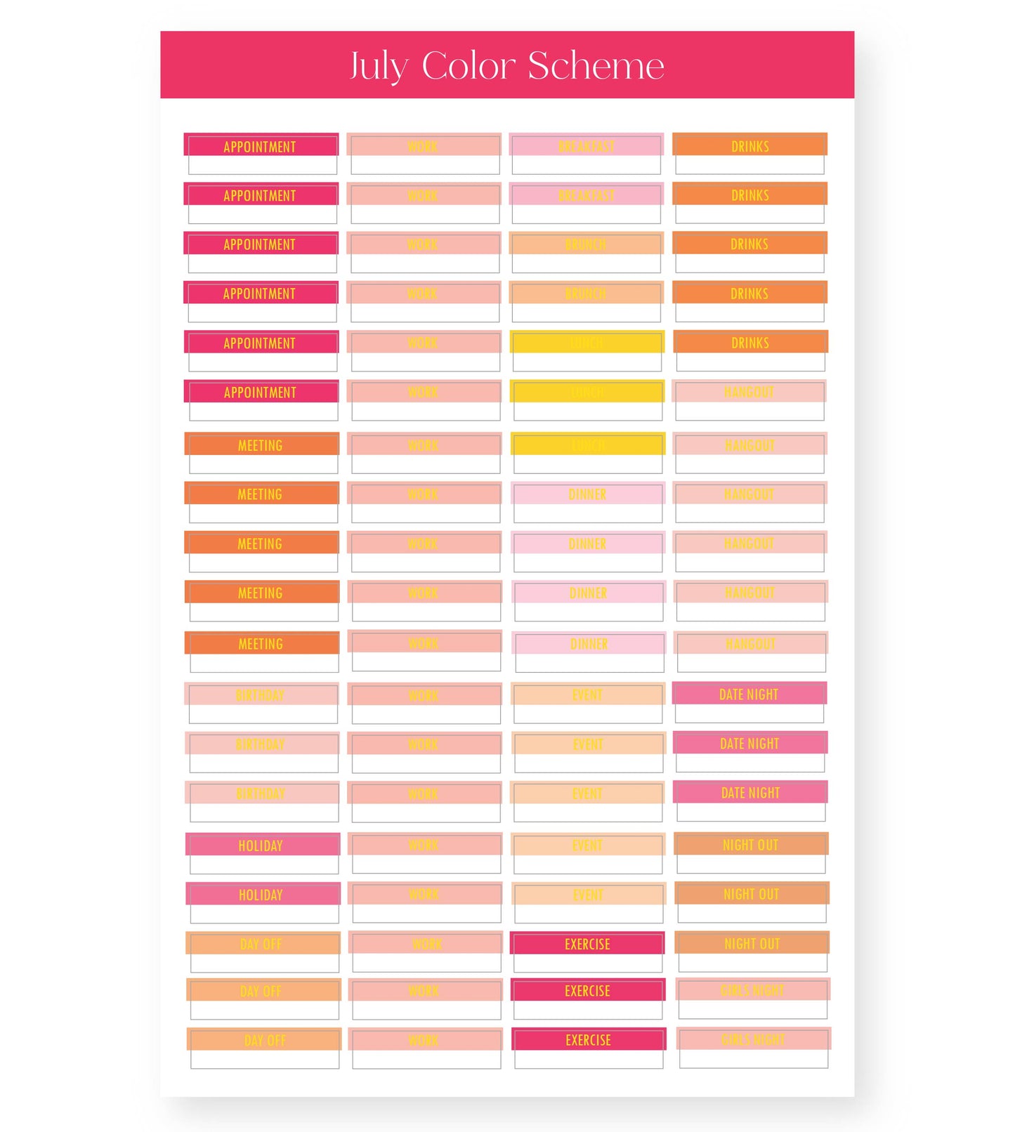 Planner Sticker Book PRE-ORDER