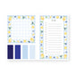 Lemons + Blueberries Sticky Note Book PRE-ORDER