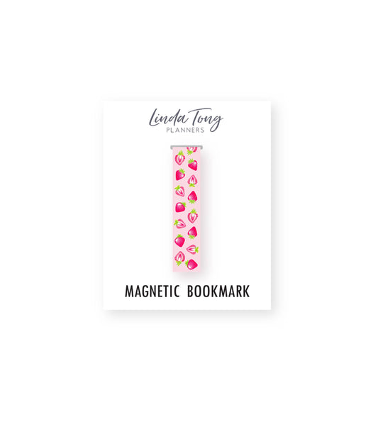 Strawberries Magnetic Bookmark
