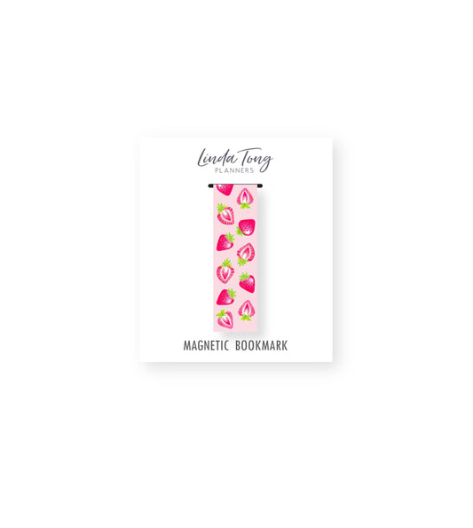 Strawberries Magnetic Bookmark