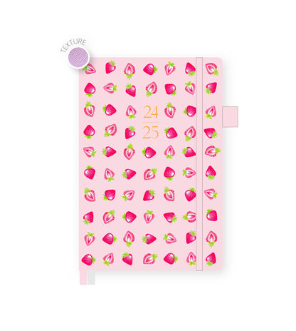 2024-25 Personalized Illustrated Planner Strawberries