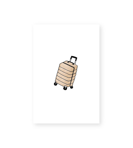 Suitcase Art Print