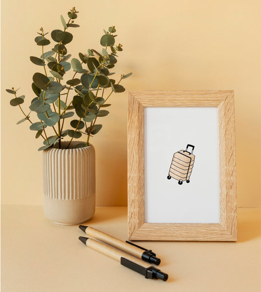Suitcase Art Print