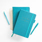 Personalized Illustrated Planner Turquoise