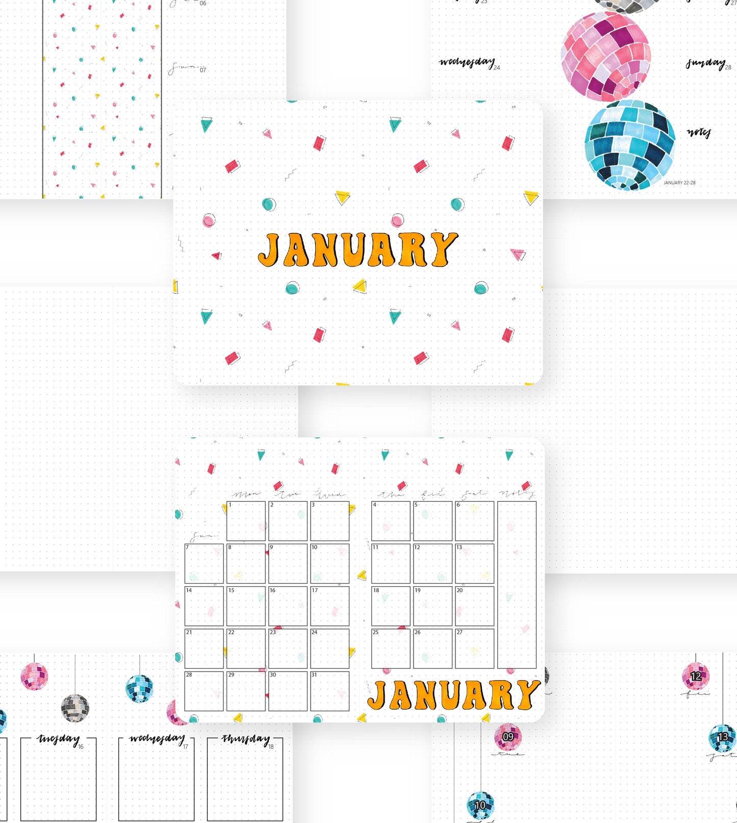 2024 Personalized Illustrated Planner Butterflies