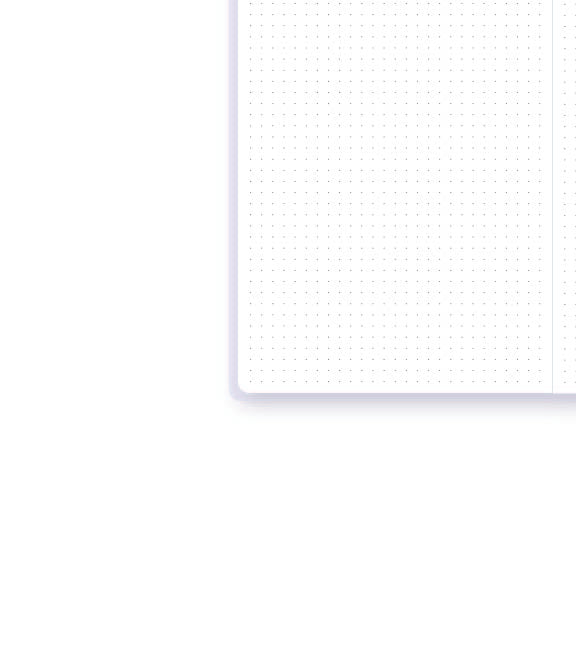Gingham Dot Grid Notebook