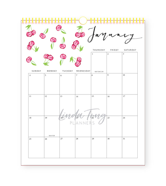2026 Illustrated Wall Calendar