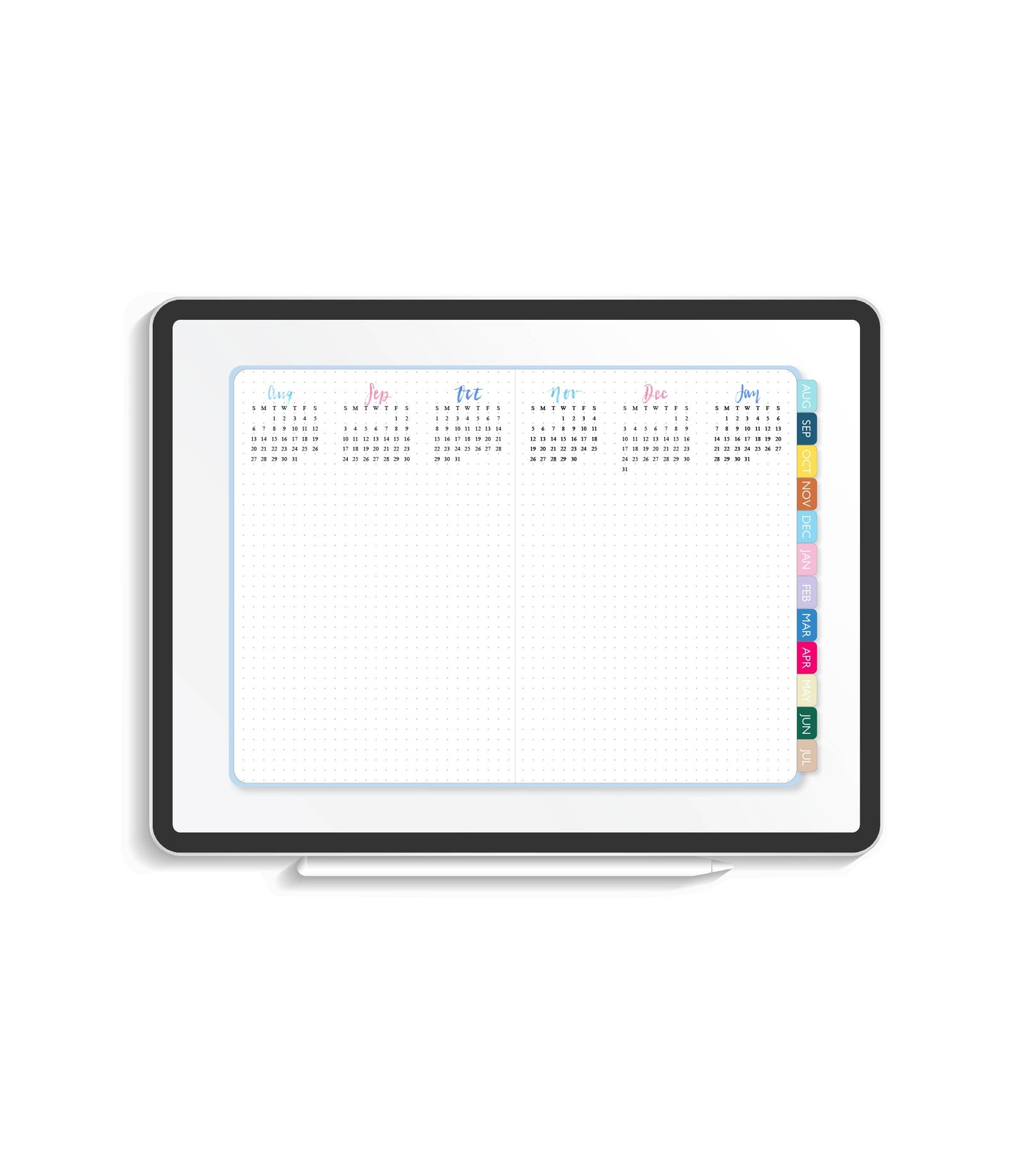 2023-24 Illustrated Digital Planner | Monthly & Weekly Volume IV